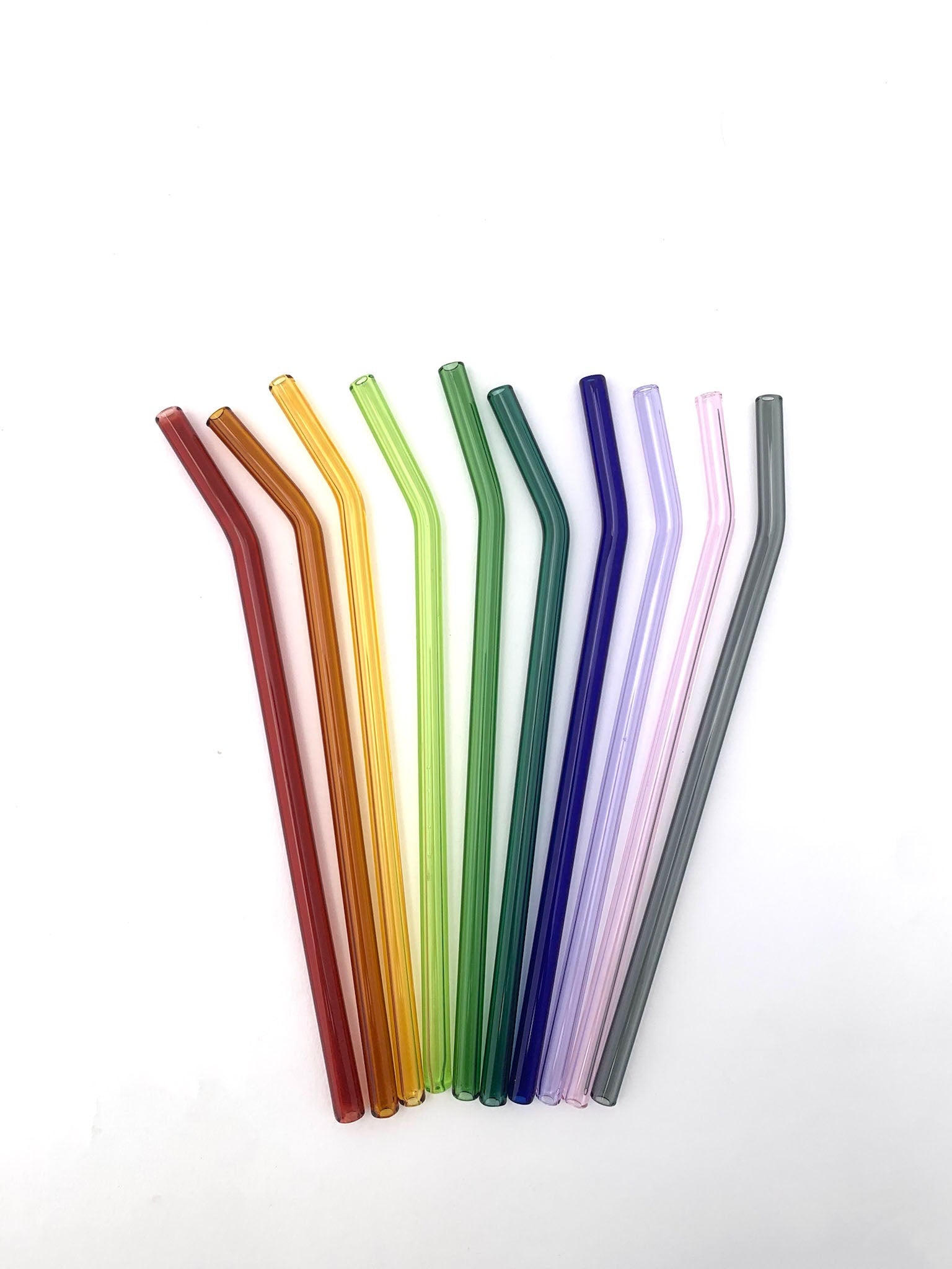 Pack of Ghost Glass Straws Ghost GLASS STRAW Pack Reusable Straws
